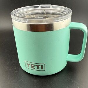 YETI Rambler 14oz Travel Mug  with Clear Lid